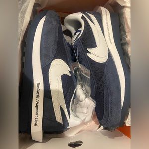 Nike Fragment Design X Sacai X LDV Waffle Blackened Blue